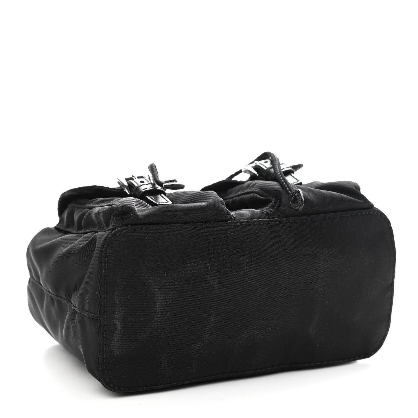 Nylon Vela Mini Crossbody Backpack Black
