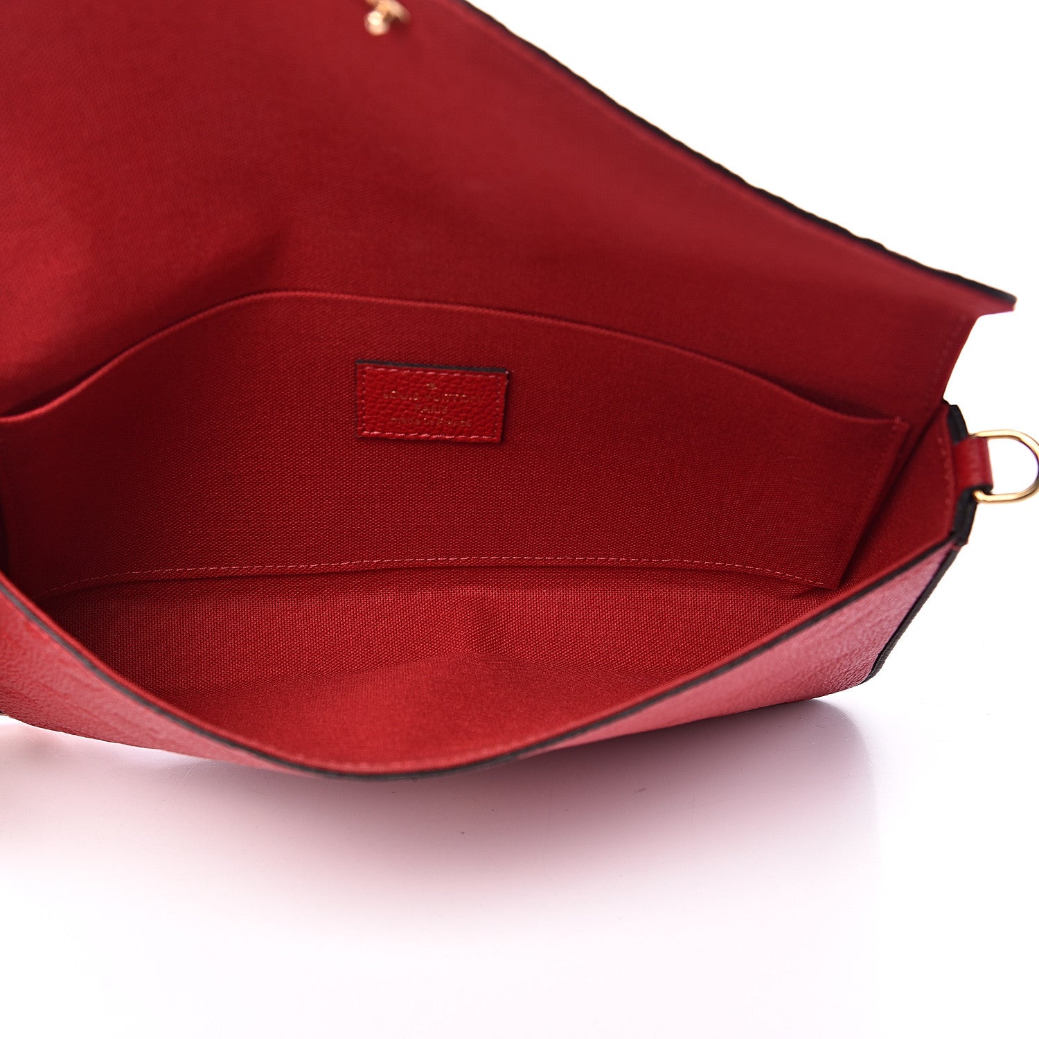 Louis Vuitton Empreinte Pochette Felicie Chain Wallet Cherry 4 of 11