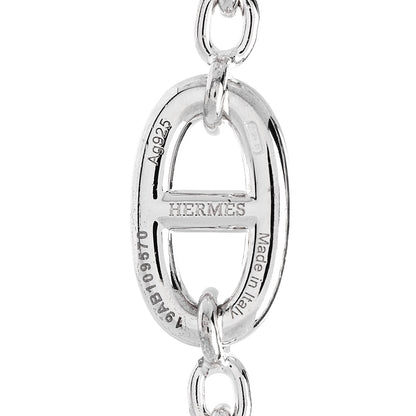 Hermes Sterling Silver Farandole Necklace 160 5 of 6