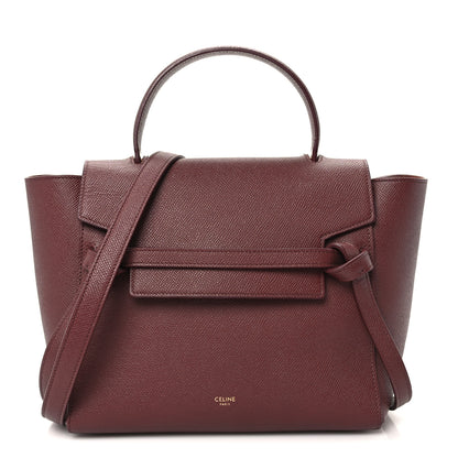 Celine Grained Calfskin Micro Belt Bag Plum 1 of 11
