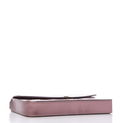 Louis Vuitton Vernis Pochette Felicie Chain Wallet Metallic Pale Pink 4 of 10