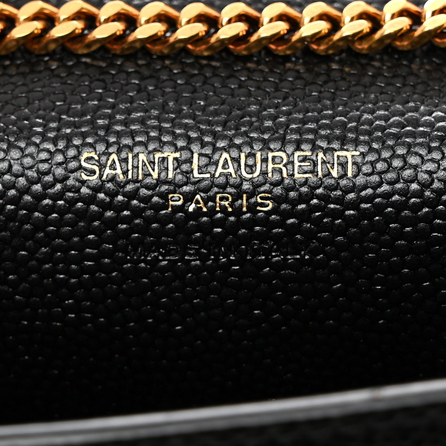 Saint Laurent Grain De Poudre Micro Classic Monogram Kate Tassel Airpods Bag Black 6 of 8