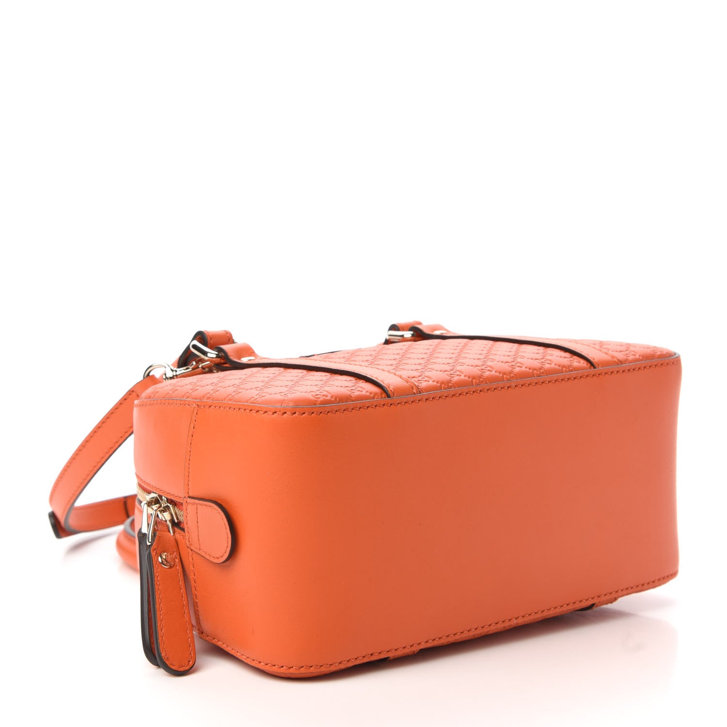 Gucci Soft Microguccissima Small Crossbody Bag Sun Orange 4 of 10