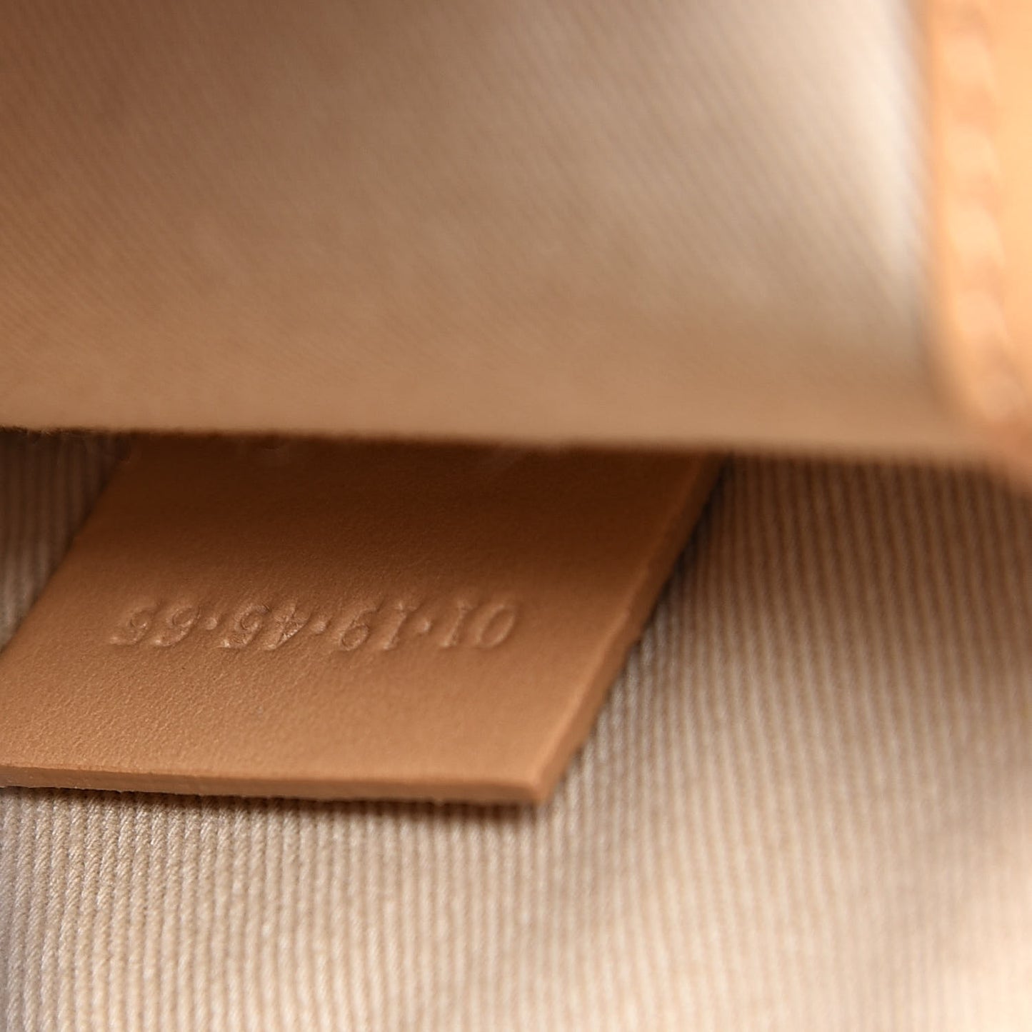 Calfskin Suede C Clutch With Chain Bleached Brown