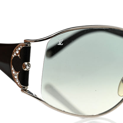 Louis Vuitton Jasmine Shield Sunglasses Z03050U Black Silver 7 of 7