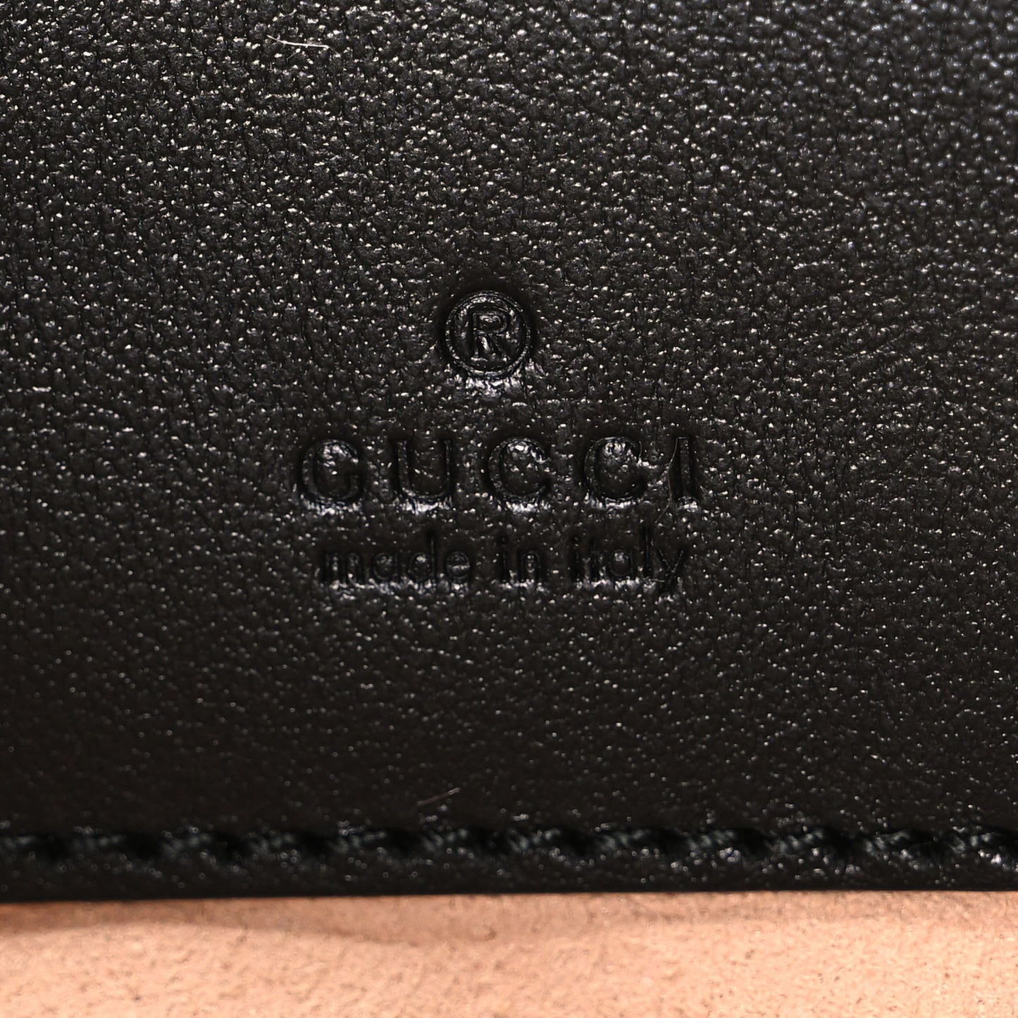 Calfskin Matelasse Mini GG Marmont Chain Crossbody Bag Black