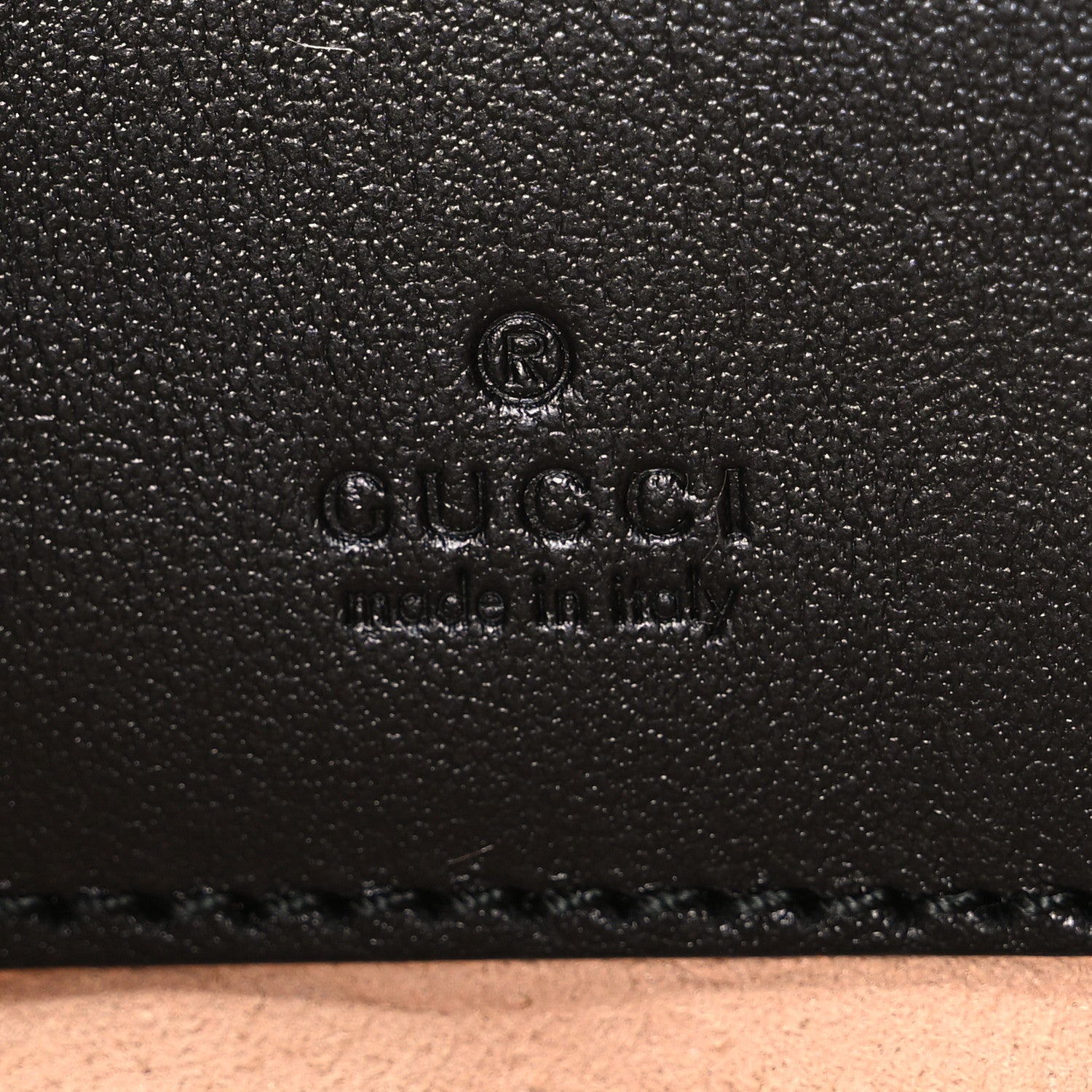 Gucci Calfskin Matelasse Mini GG Marmont Chain Crossbody Bag Black 5 of 10