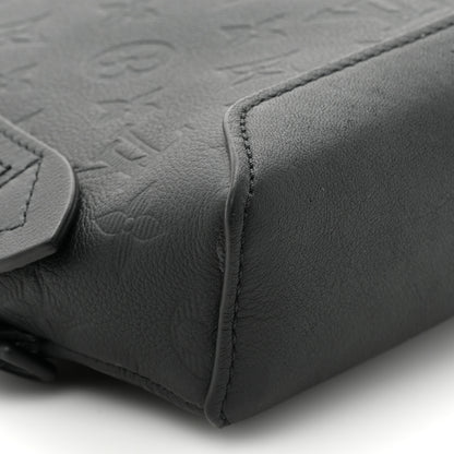 Louis Vuitton Calfskin Shadow Monogram Duo Slingbag Black 10 of 10