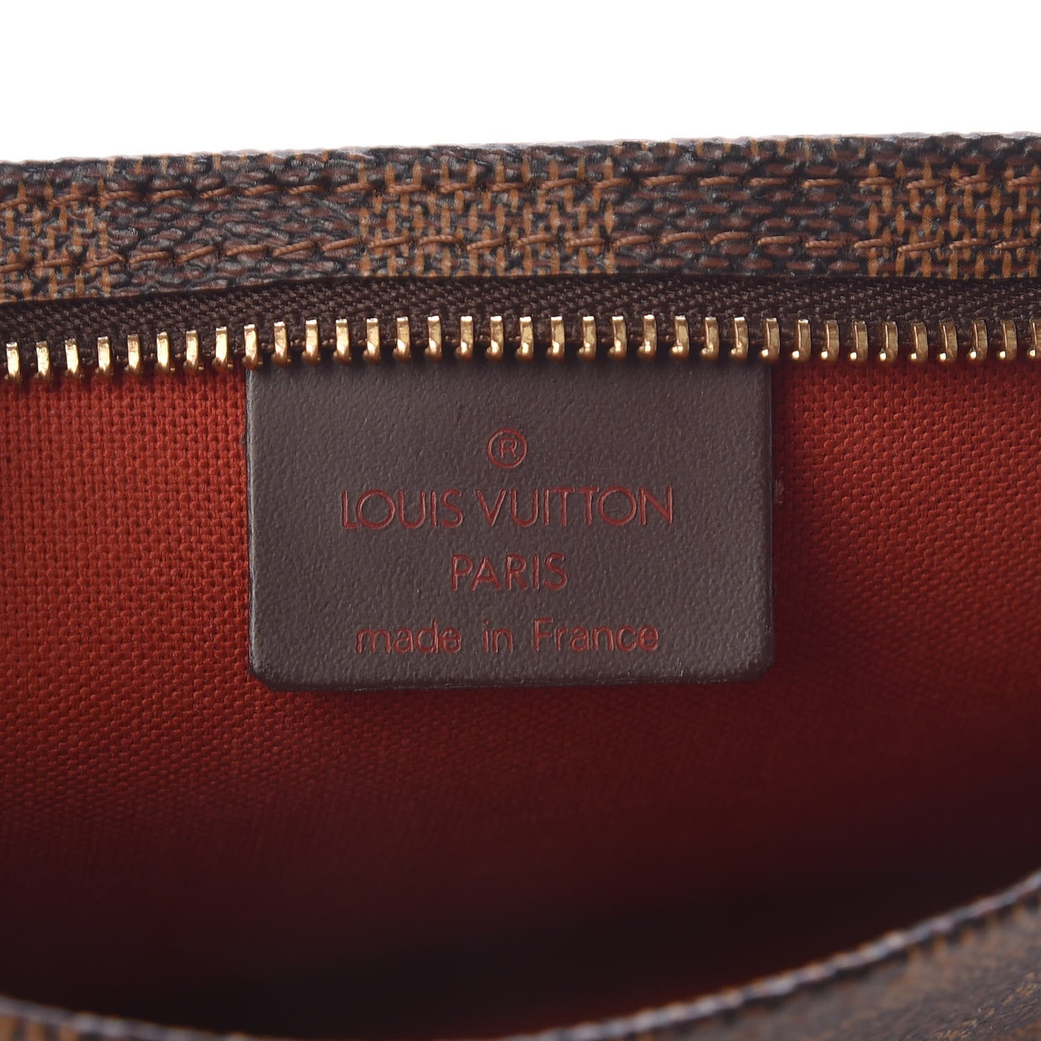 Louis Vuitton Damier Ebene Navona Pochette Accessories 6 of 9