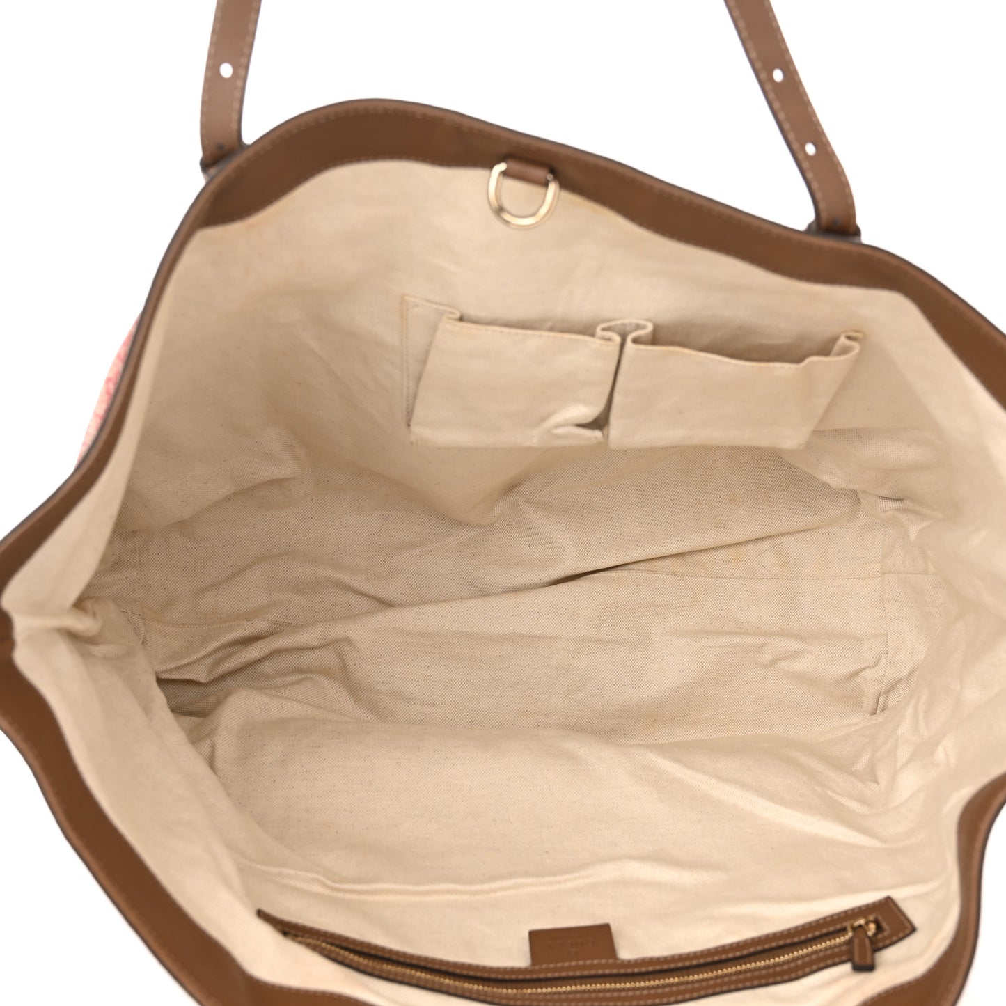 GG Supreme Monogram Large Nice Tote Red