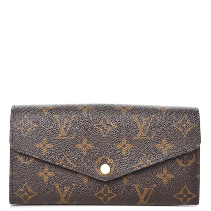 Louis Vuitton Monogram Sarah Wallet NM Rose Ballerine 1 of 8
