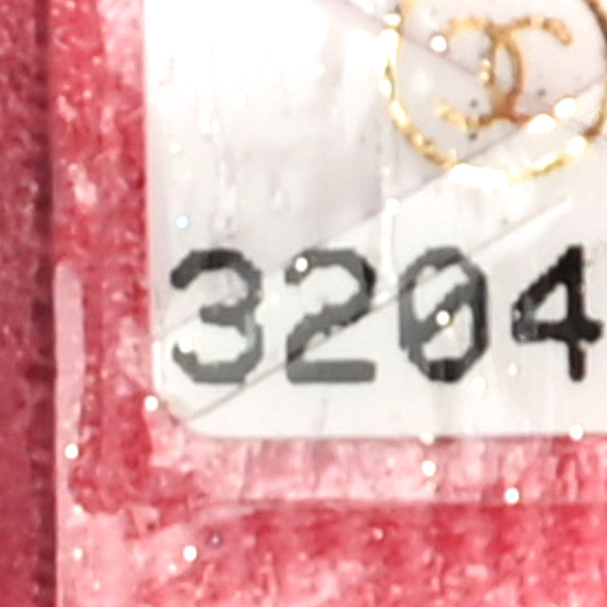 Lambskin Quilted CC In Love Heart Waist Belt Bag With Chain Pink