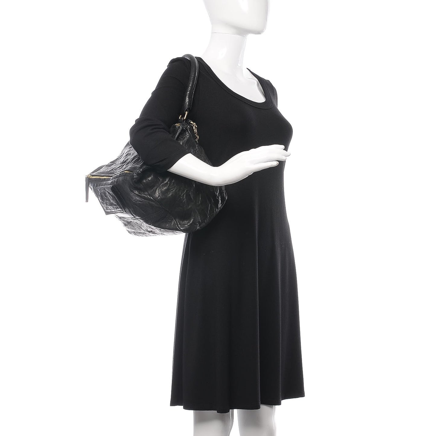 Tumbled Sheepskin Large Pandora Black