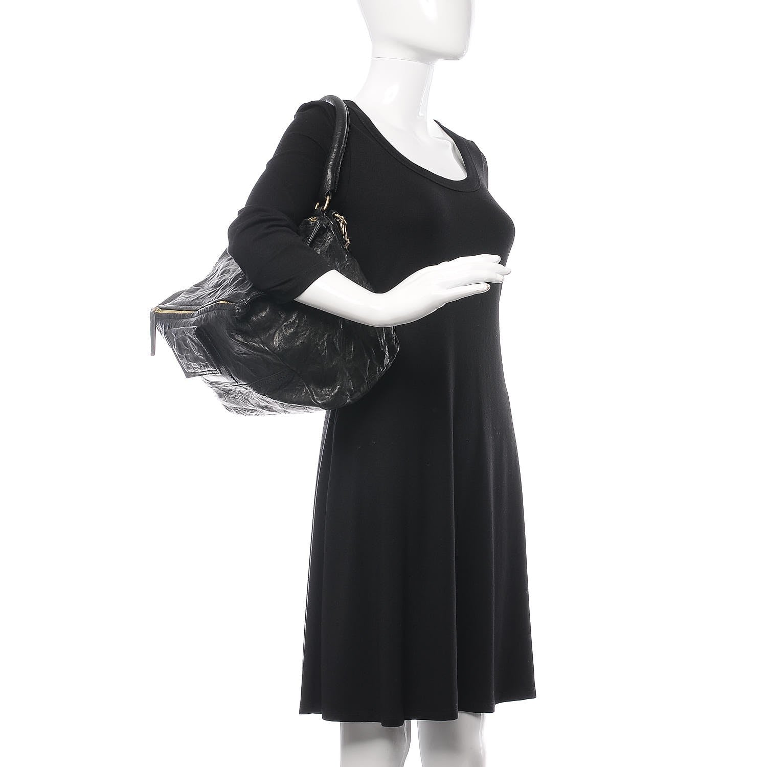 Givenchy Tumbled Sheepskin Large Pandora Black 3 of 18