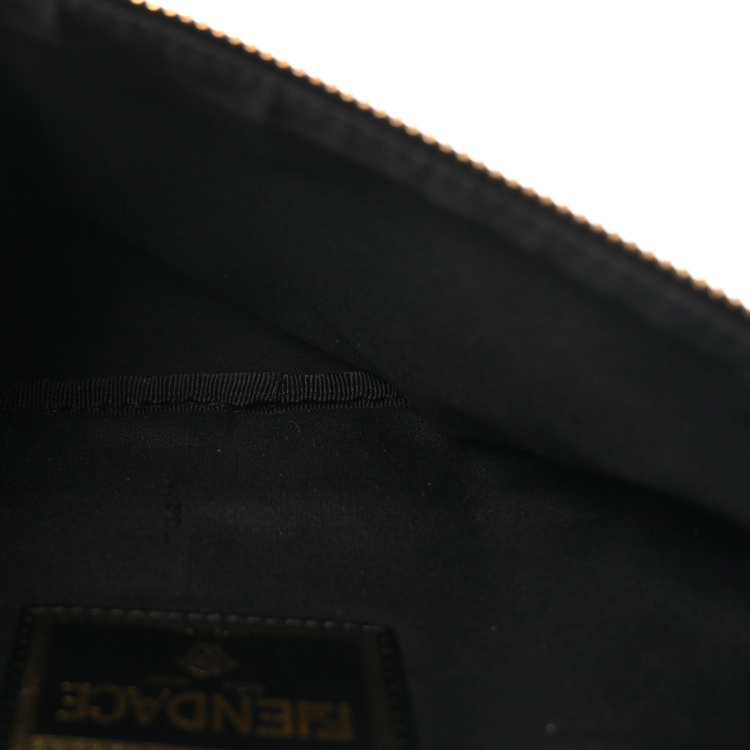 Fendi X VERSACE Nylon Cuoio Romano Fendace FF Baroque Belt Bag Black Gold 5 of 10