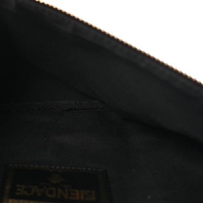 Fendi X VERSACE Nylon Cuoio Romano Fendace FF Baroque Belt Bag Black Gold 5 of 10