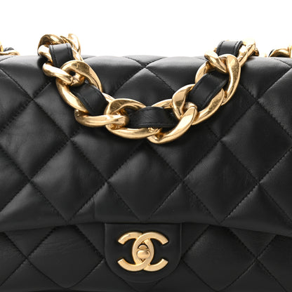 Chanel Lambskin Quilted Large CC Funky Town Flap Black 8 of 10