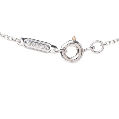 Tiffany Platinum Diamond .18ct Solitaire Pendant Necklace 5 of 6