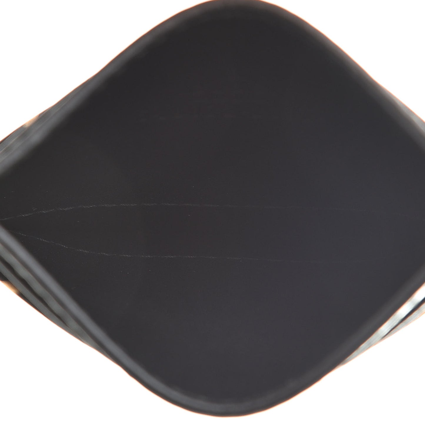 Calfskin Diagonal GG Card Holder Black Gold