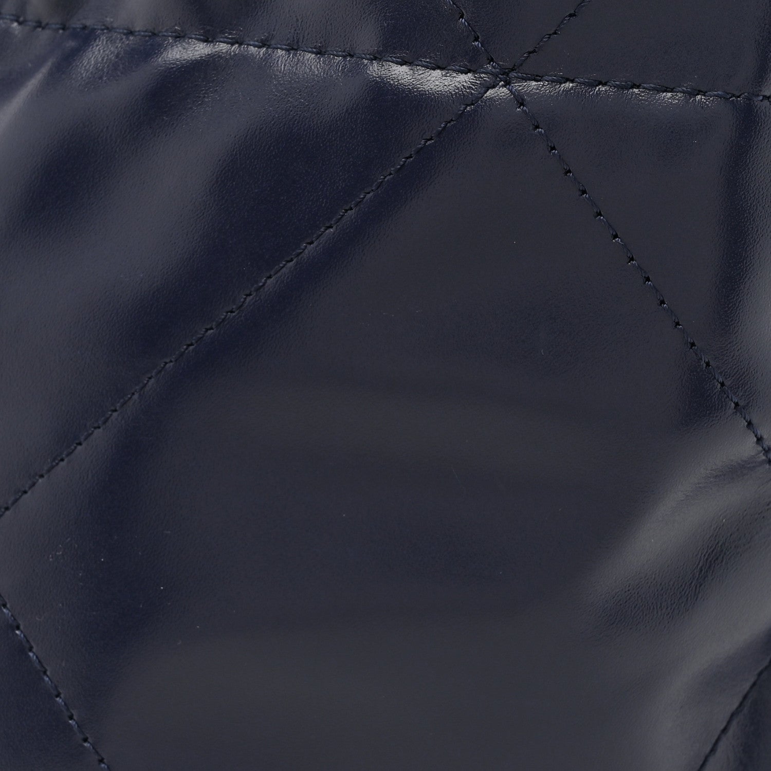 Chanel Shiny Calfskin Quilted Mini Chanel 22 Navy Blue 8 of 10