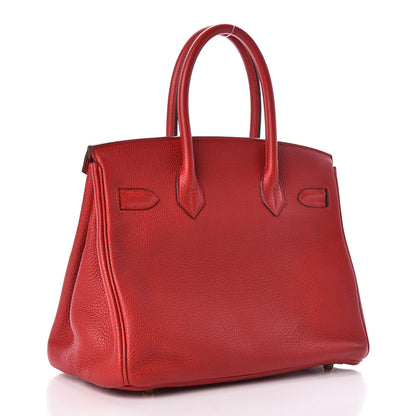Hermes Togo Birkin 30 Rouge Casaque 3 of 30