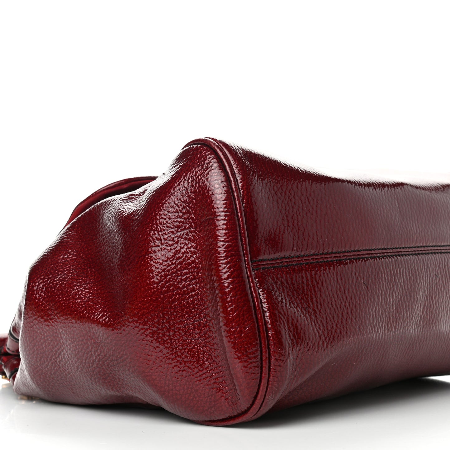 Patent Large Miss Sicily Satchel Red