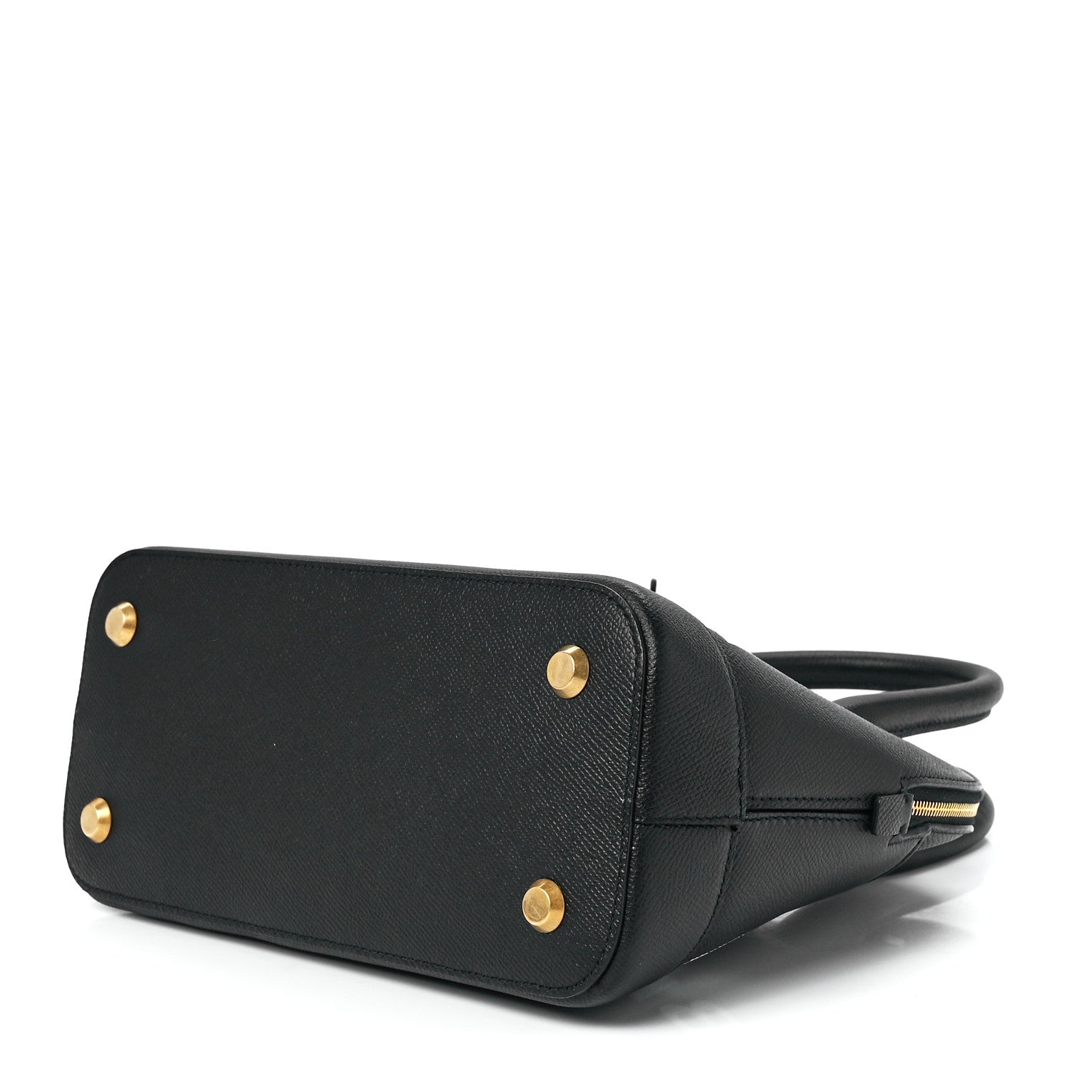 Balenciaga Signature Grained Calfskin Logo S Ville Top Handle Bag Black 10 of 12