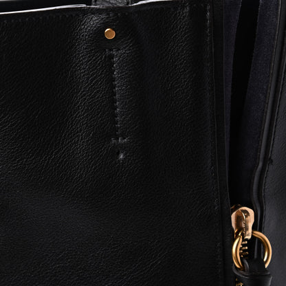 Chloe Smooth Calfskin Medium Milo Shopping Tote Black 11 of 11