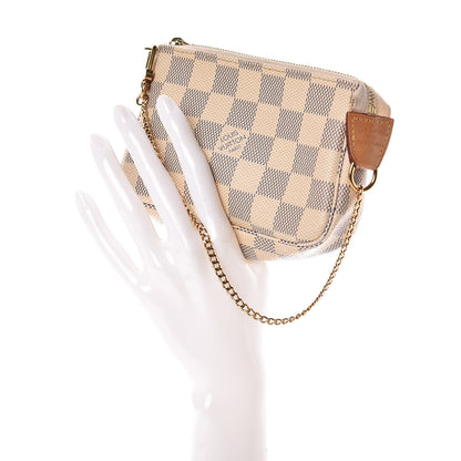 Louis Vuitton Damier Azur Mini Pochette Accessories 3 of 8