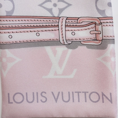 Louis Vuitton Silk Monogram Confidential Bandeau Light Pink 3 of 6