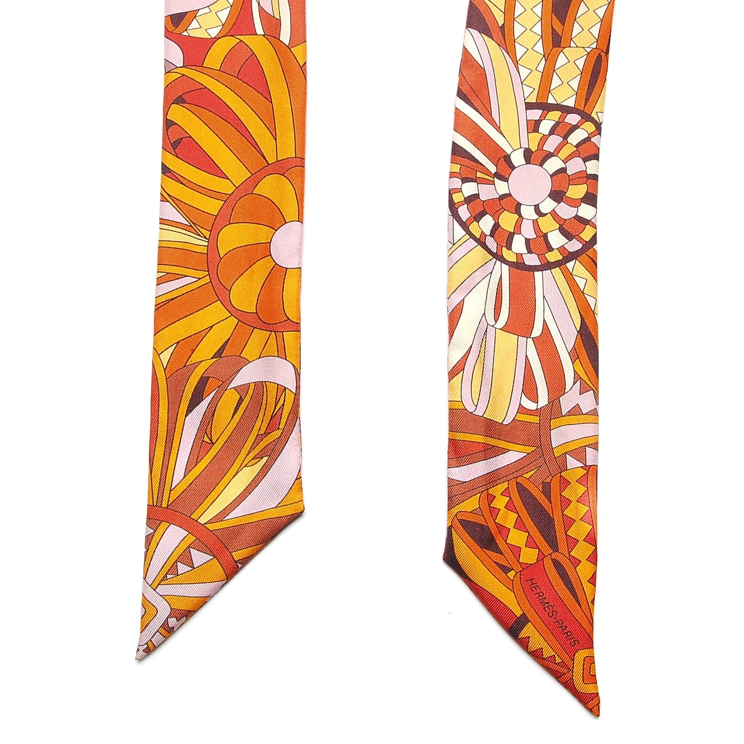 Hermes Silk Les Flots Du Cheval Twilly 3 of 5