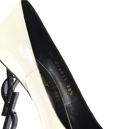 Saint Laurent Calfskin Opyum 100 Pumps 39.5 White 9 of 10