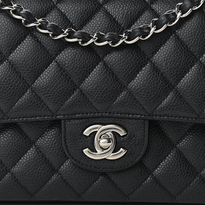 Chanel Caviar Quilted Medium Double Flap Black 8 of 12