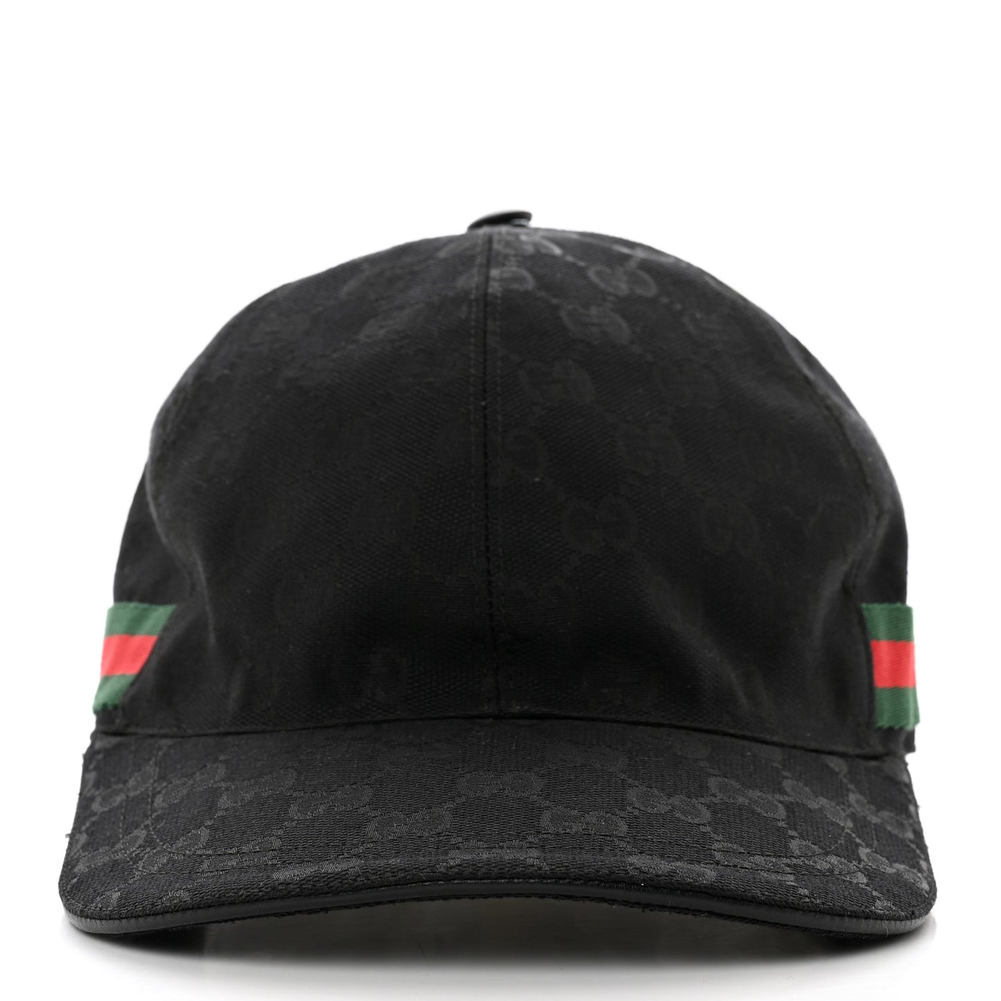 Monogram Web Baseball Hat M Black