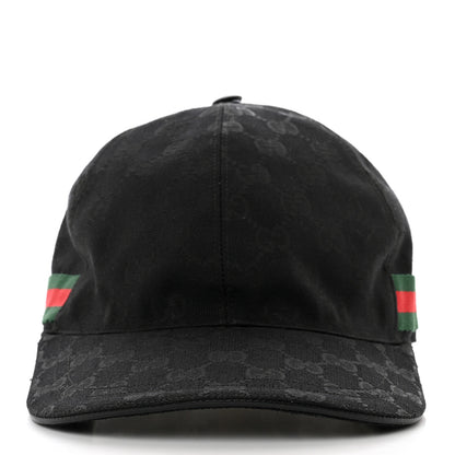 Gucci Monogram Web Baseball Hat M Black 3 of 9