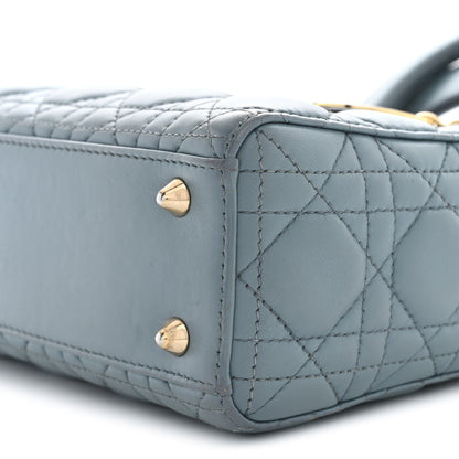 Christian Dior Lambskin Cannage Small Lucky Badges My Lady Dior Cloud Blue 10 of 13