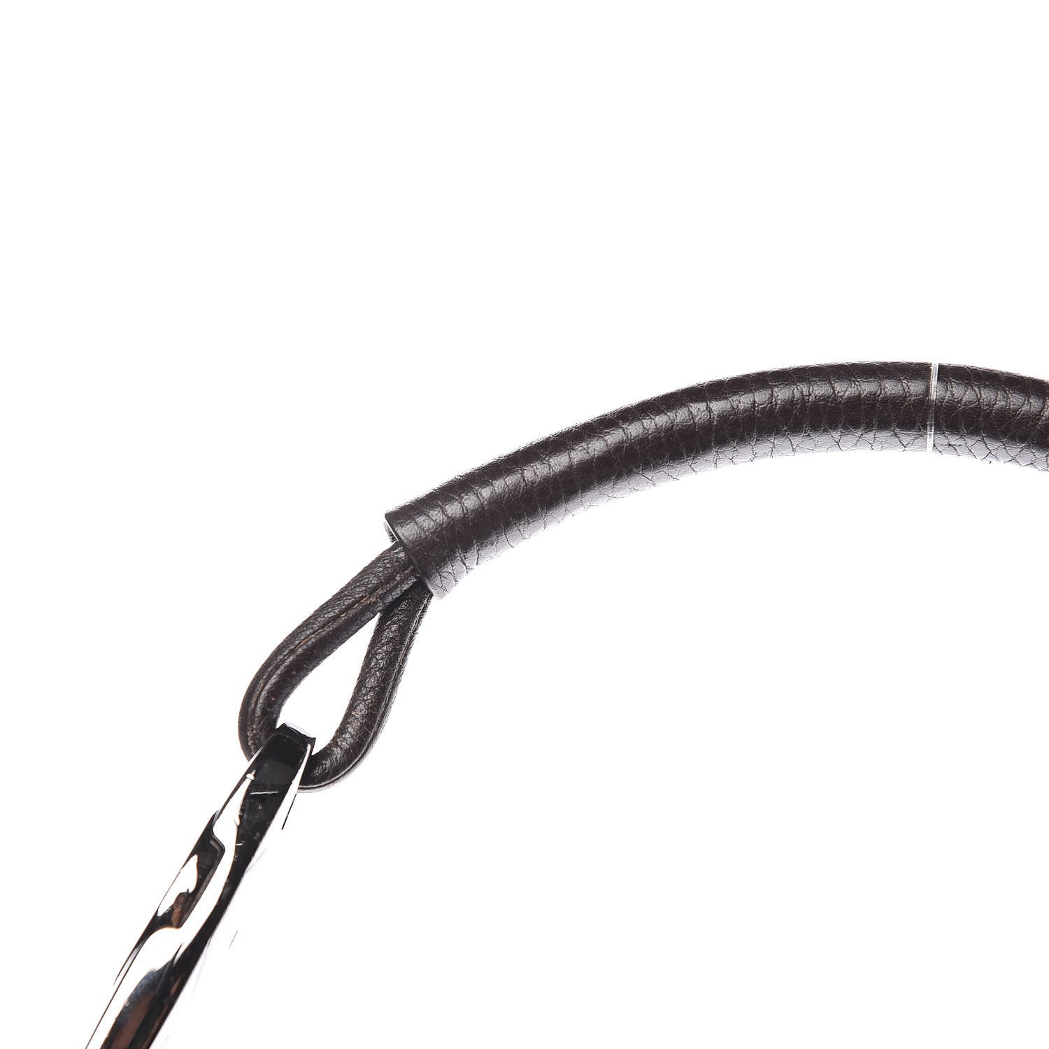 Gucci Monogram Calfskin Horsebit Classic Ring Hobo Dark Brown 17 of 22