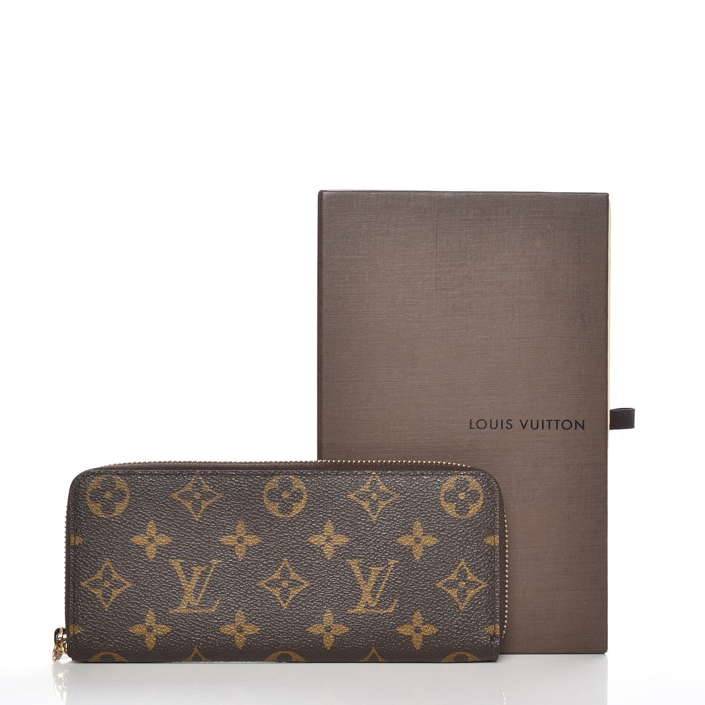 Monogram Clemence Wallet Rose Ballerine