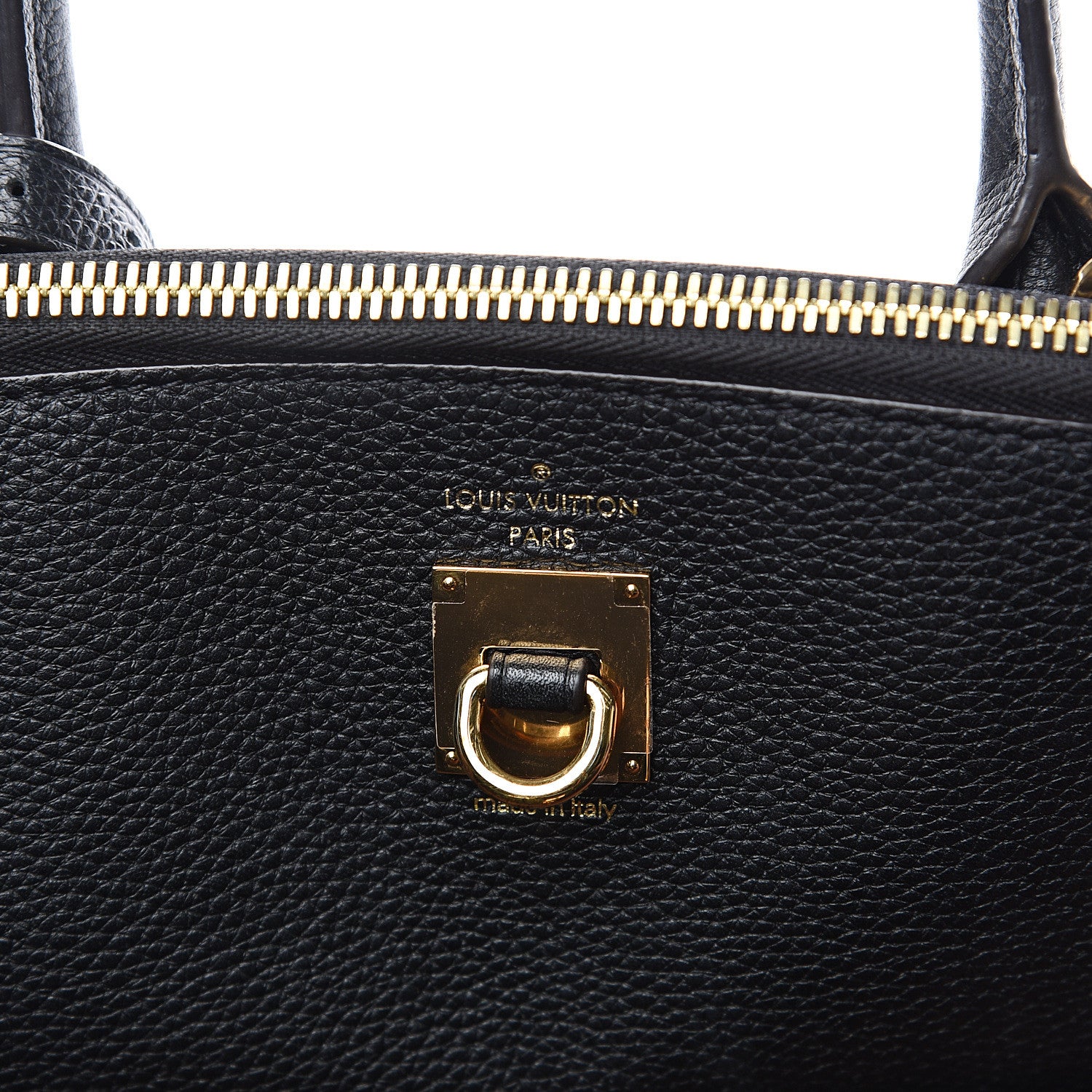 Louis Vuitton Calfskin City Steamer MM Magnolia Black 5 of 11