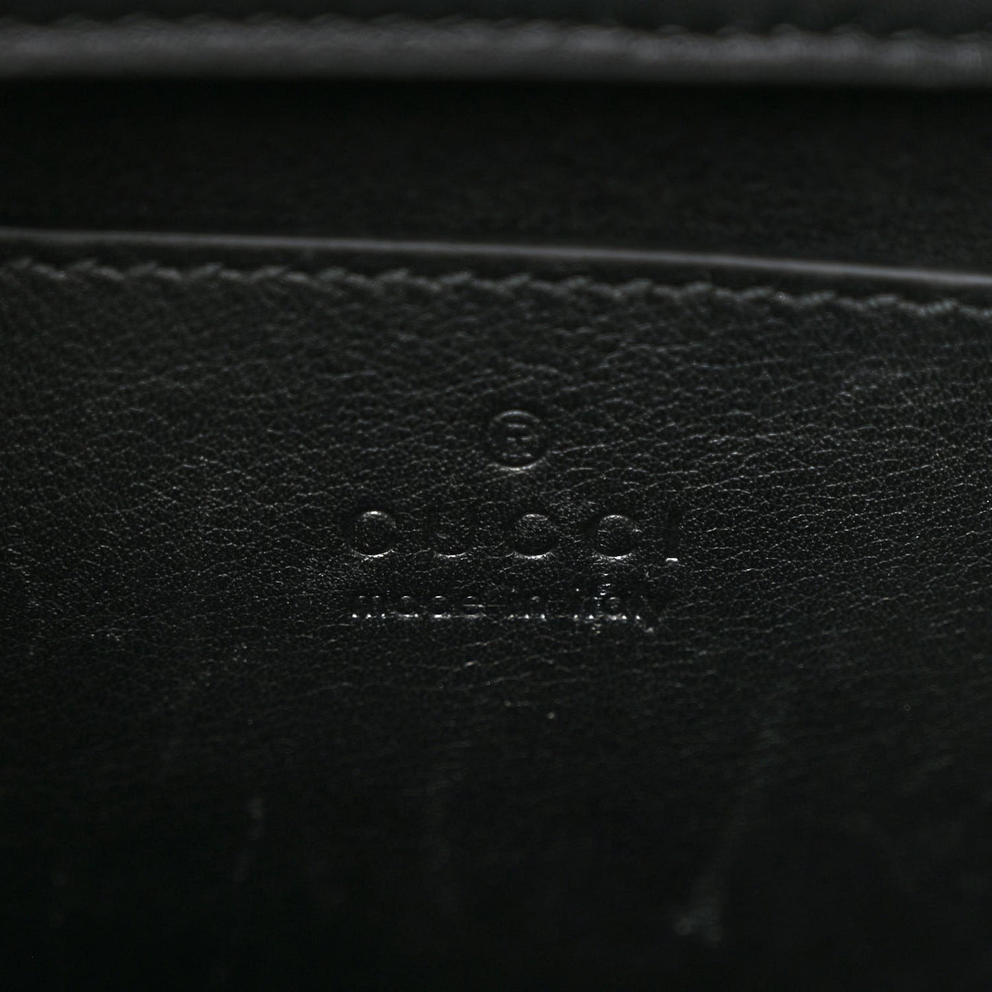 New Canvas Charisma Calfskin Crystal GG Monogram Mini Diana Tote Black