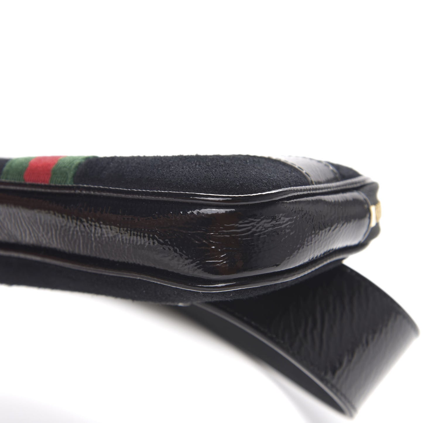 Suede Patent Ophidia Belted iPhone Case 75 30 Black