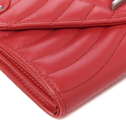 Louis Vuitton Calfskin New Wave Long Wallet Rouge 5 of 8