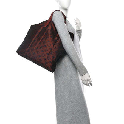 Louis Vuitton Nylon Monogram Cabas Escapade Tote Red 2 of 10