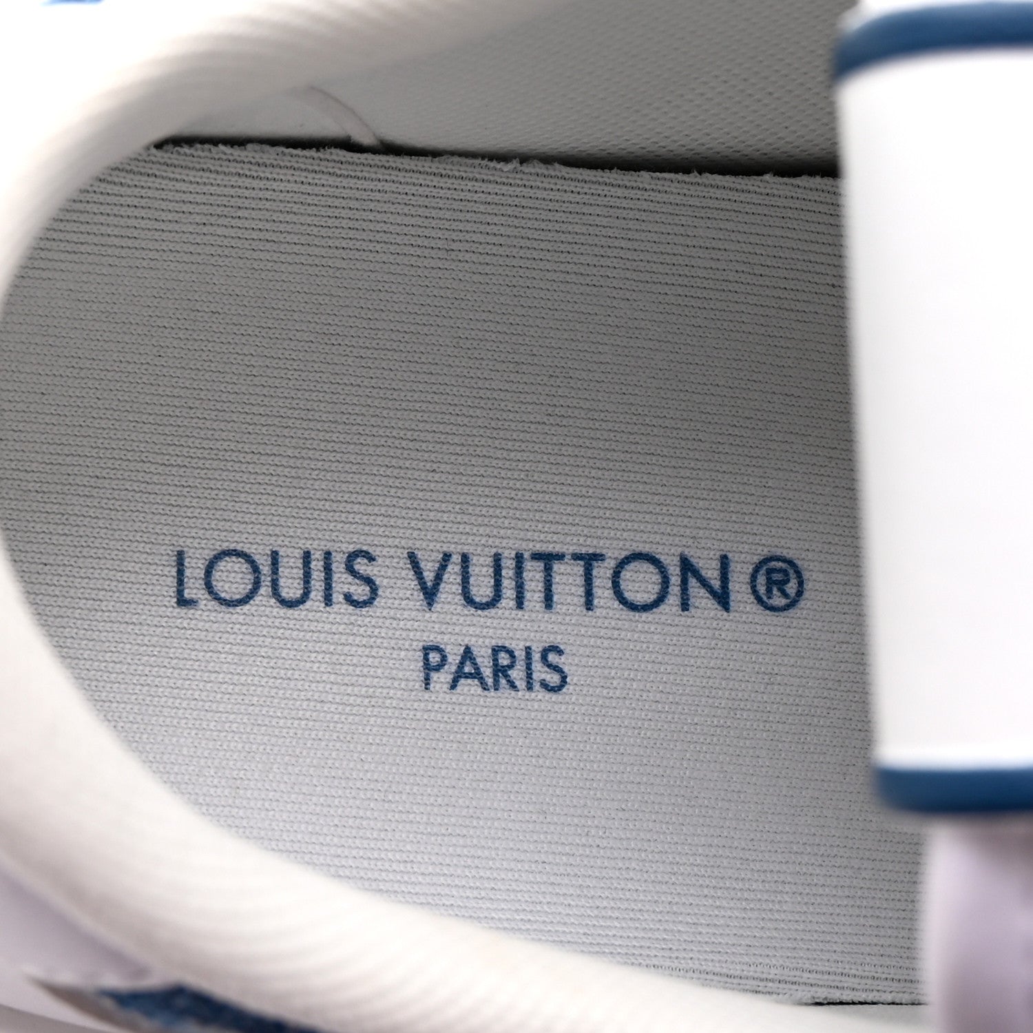 Louis Vuitton Denim Charlie Trainers 36 White Blue 9 of 11
