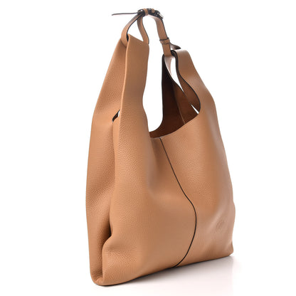 Mulberry Calfskin Heavy Grain Oversized Portobello Tote Light Salmon 3 of 9
