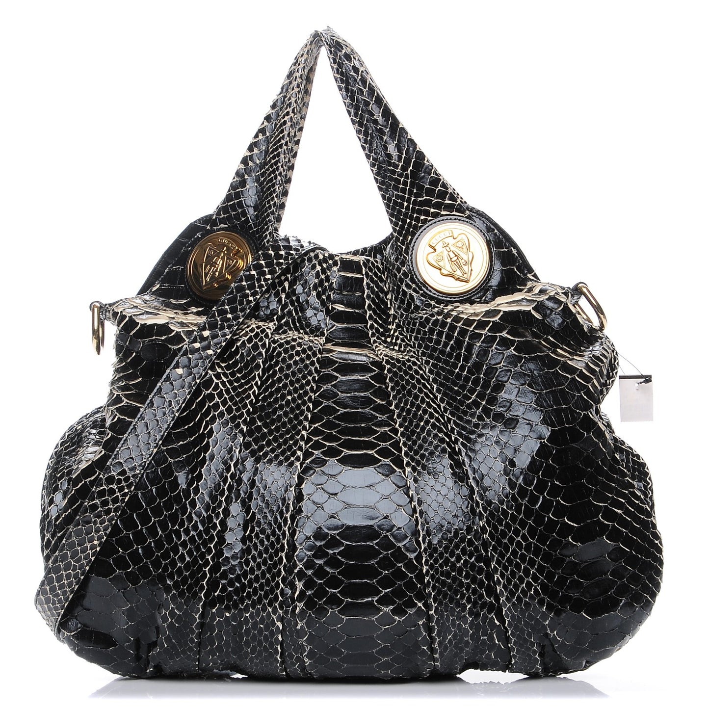 Python Medium Hysteria Top Handle Bag Black
