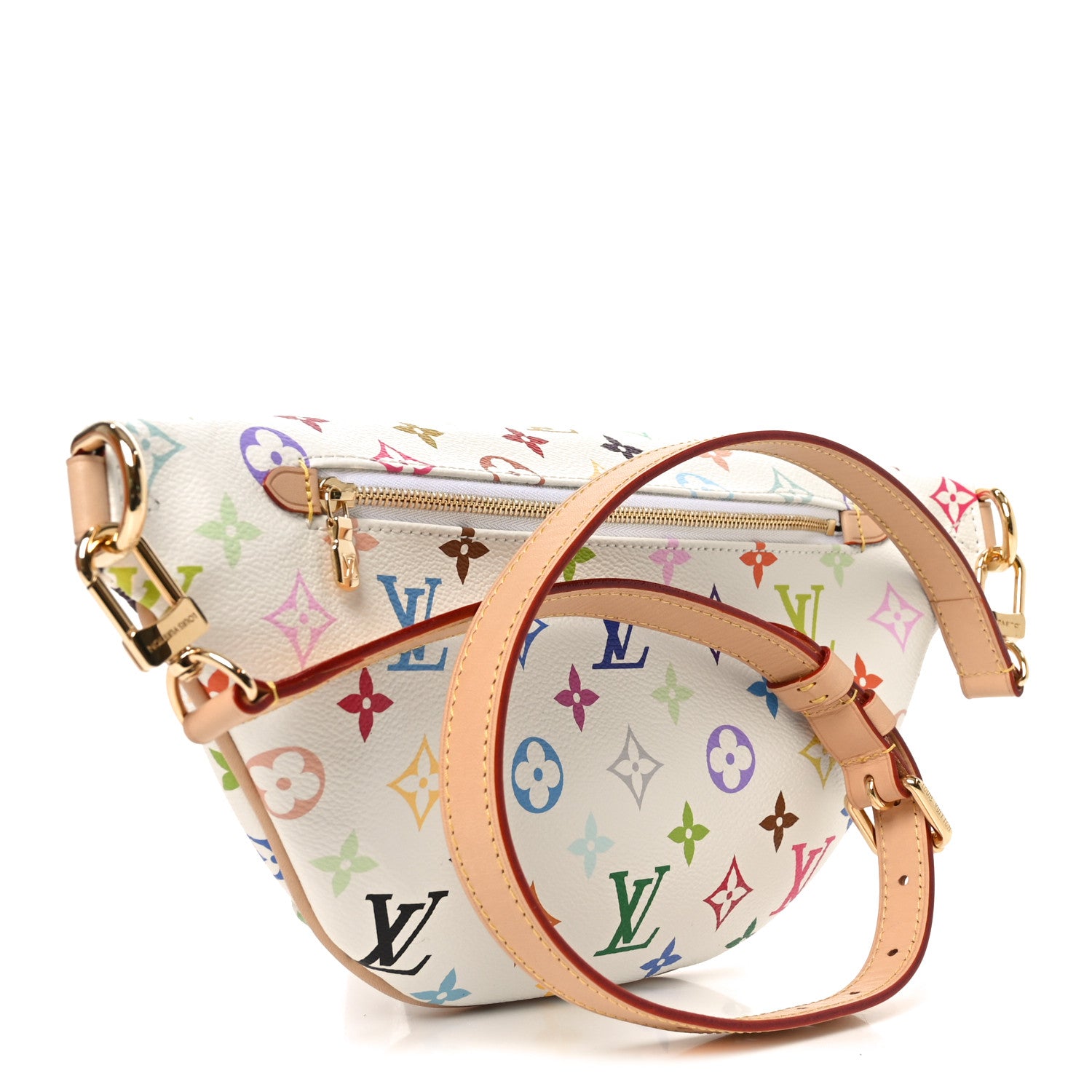 Louis Vuitton LV X TM Monogram Multicolor High Rise Bumbag White 3 of 10