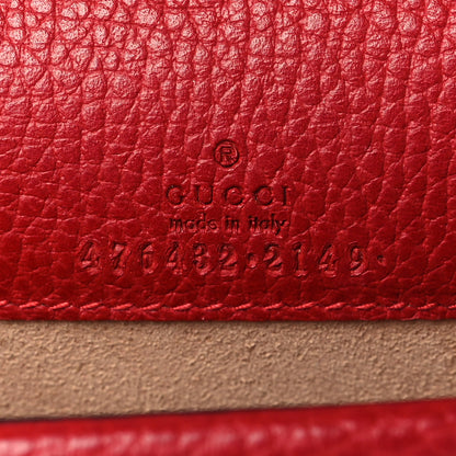 Gucci Calfskin Super Mini Dionysus Shoulder Bag Hibiscus Red 6 of 8