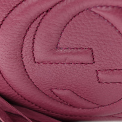 Gucci Pebbled Calfskin Small Soho Disco Bag Peonia Flower 10 of 10