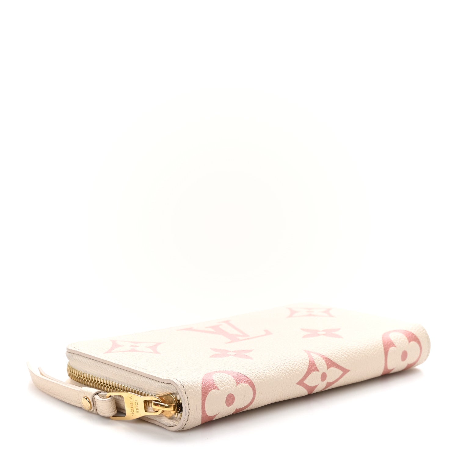 Louis Vuitton Empreinte Monogram Giant Zippy Wallet Creme Bois De Rose 4 of 9